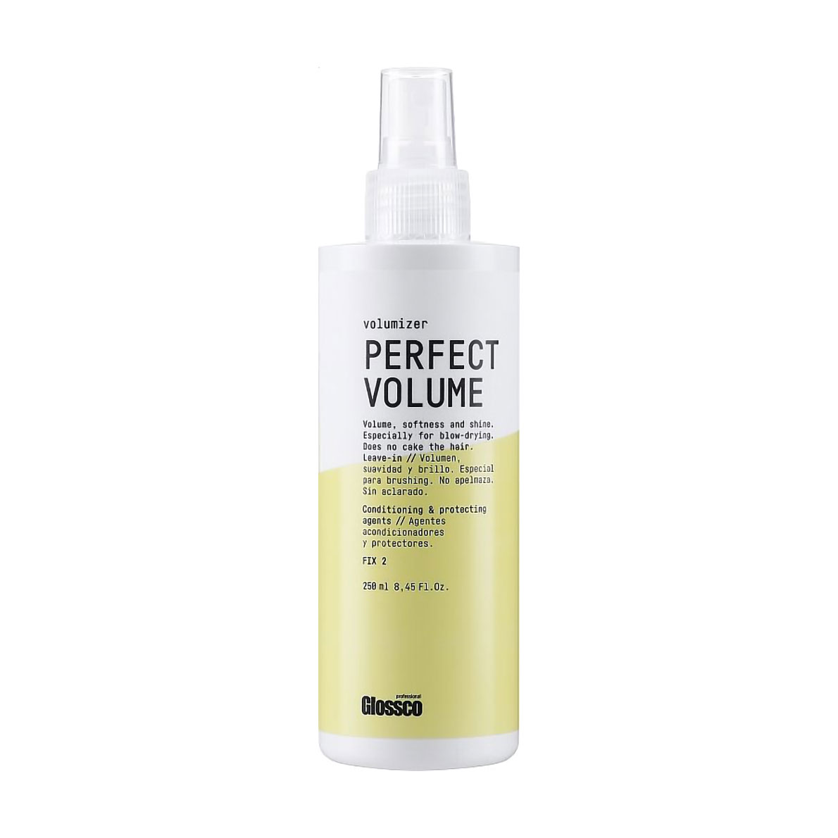 Спрей для об'єму волосся Glossco Professional Perfect Volume фіксація 2 (легка), 250 мл
